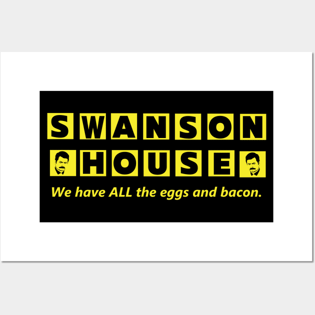 Swanson House Ron Swanson Wall Art by ThisIsFloriduhMan